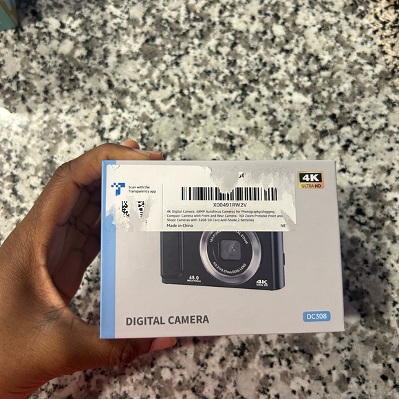 4K Digital Camera, 48MP Autofocus 16X Zoom W 32GB SD Card,Anti-Shake,2 Batteries - Picture 6 of 8
